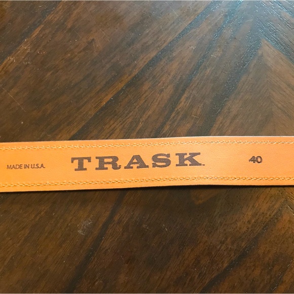 H. S. Trask Camel Suede Belt - Picture 3 of 4